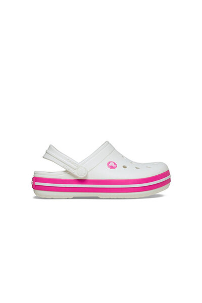 Crocs Crocband Clog K Παιδικές Παντόφλες 207006-6WU Λευκό