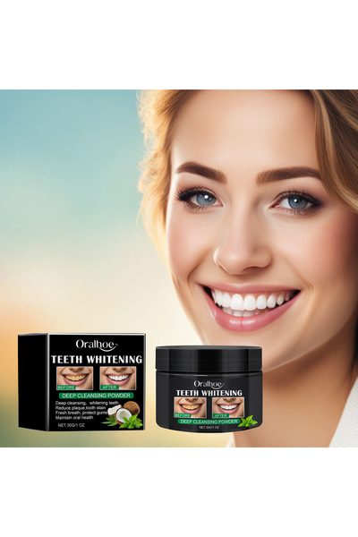 EELHOE Σκόνη Λεύκανσης Δοντιών με Ενεργό Άνθρακα – Φυσικός Καθαρισμός, Λαμπερ...