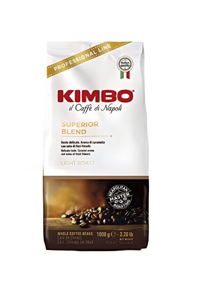 Kimbo Εσπρέσο Μπαρ Ανώτερη Μείγμανση 1 κιλό κόκκοι καφέ