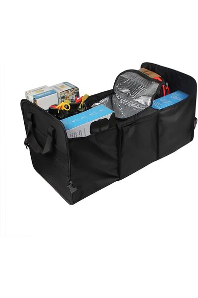 LONGYANG Organizator Portbagaj Auto cu Compartiment Termic – Cutie Pliabilă M...