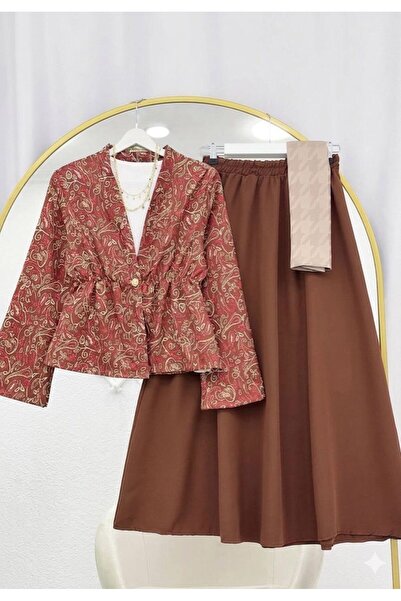 VOLT CLOTHİNG ΣΕΤ ΦΟΥΣΤΑΣ ΜΕ ΜΠΟΕΜ ΣΧΕΔΙΑΣΜΟ