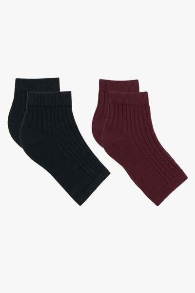 COTENCONCEPT 2 ζευγάρια γυναικείες κάλτσες χωρίς δάχτυλα με κορδόνια