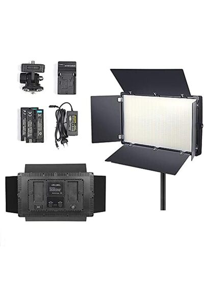 PADOM 800 LED Light Kit, Rechargeable and Plug-Powered Camera Video Light, 32...