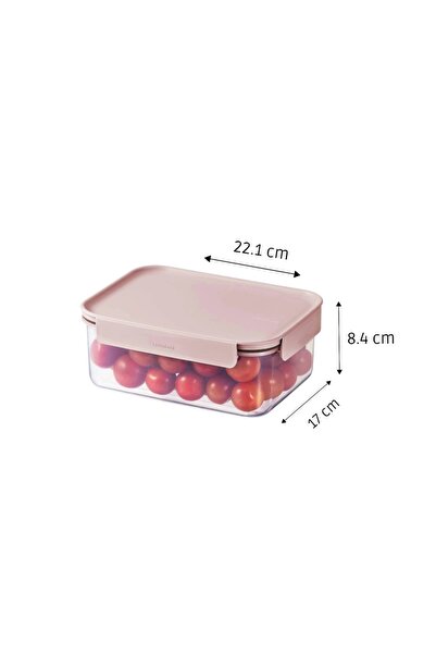 locknlock Classic Plus Rectangle Food Container 1.65L (PACK of 2) – Pink, Airtight & BPA-Free