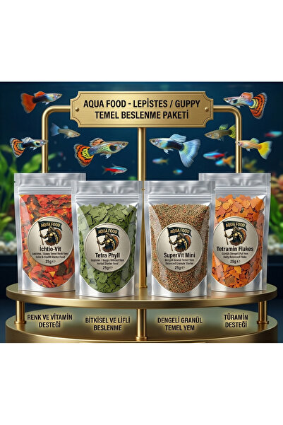 Tropical Aqua Food Lepistes Başlangıç Yem Paketi (4x25Gr)
