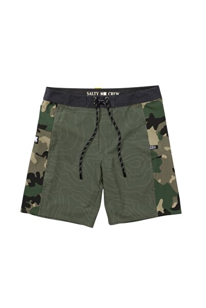 Salty Crew ΚΟΡΥΦΑΙΑ ΜΠΟΡΤΣΟΡΤΣ ΝΑΥΤΙΚΟΥ ΣΤΥΛ ΣΕ ΑΠΟΧΡΩΣΗ DUSTY OLIVE 32