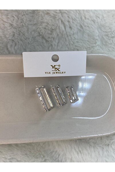 YSX JEWELRY مجموعة أقراط من ysx بتصميم أنيق مكونة من 3 قطع لا تسبب الحساسية و...
