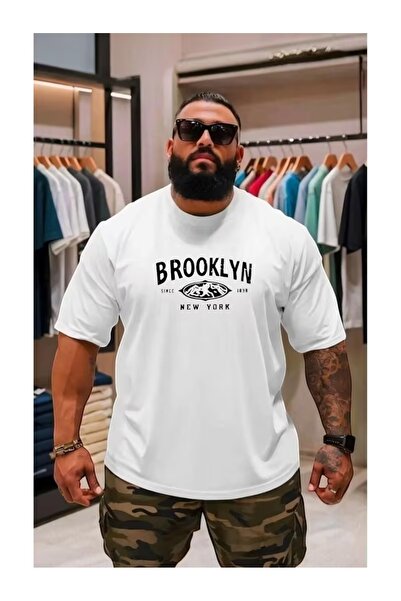 AEMİ Μπλουζάκι Unisex Brooklyn Oversize με λαιμόκοψη ποδηλάτου