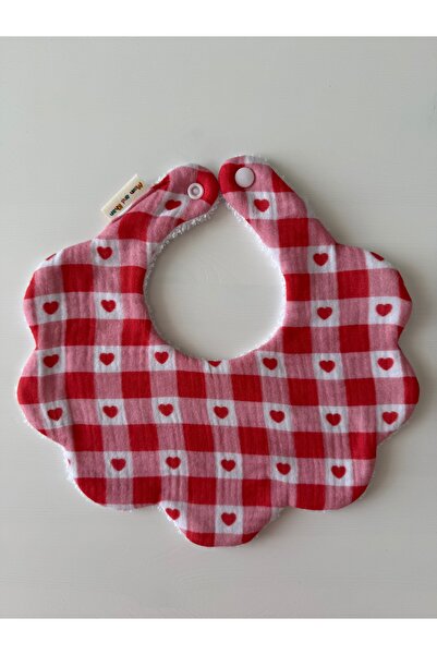 Handmade Moon and Khan havlu kumaşlı salya önlüğü