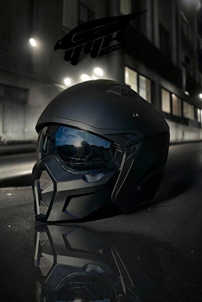 Saule X1-x Seul Kask Matt Black (Aynalı Vizör)