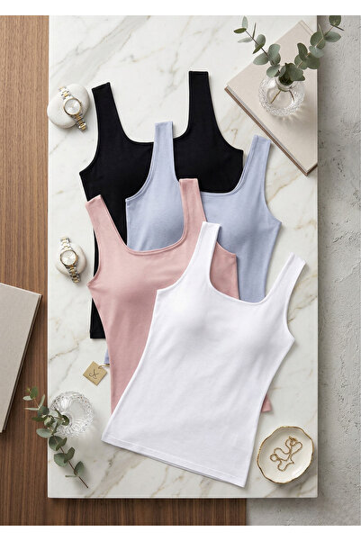 Loule Γυναικεία βαμβακερά επιθέματα με φαρδιά τιράντες χωρίς επένδυση, συσκευ...