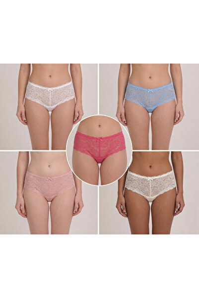 Bleu Petite Συσκευασία 5 τεμαχίων βαμβακερά γυναικεία εσώρουχα με λεπτομέρεια...