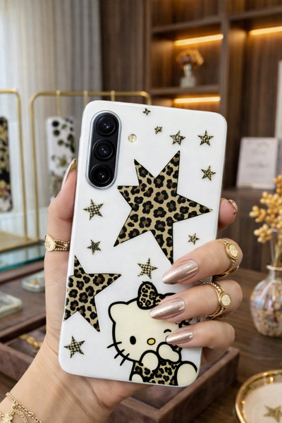OVADA Samsung Galaxy A07 Uyumlu Trend Desenli Silikon Telefon Kılıfı