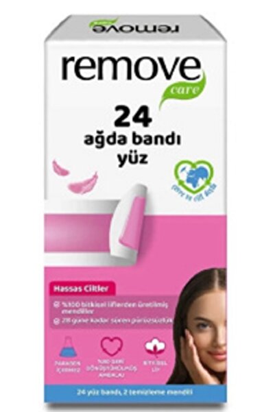 Gezegenshopping remove Care Yüz Ağda Bandı Hassas Ciltler 24'lü