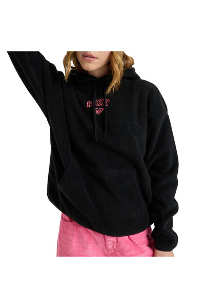 Roxy COOL CALLING W Φλις Φούτερ με Κουκούλα Ανθρακί S