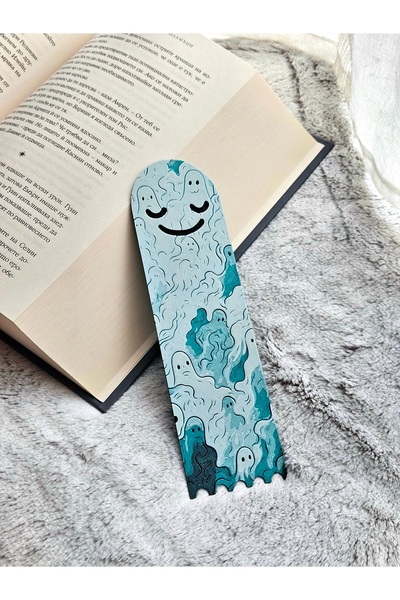 Mood Co. The Ghostly Kabartmalı 3D Baskı Kitap Ayracı