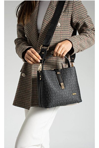 POLO BAG Γνήσιο γυναικείο μπλουζάκι Just Polo με στάμπα και Τσάντα ώμου