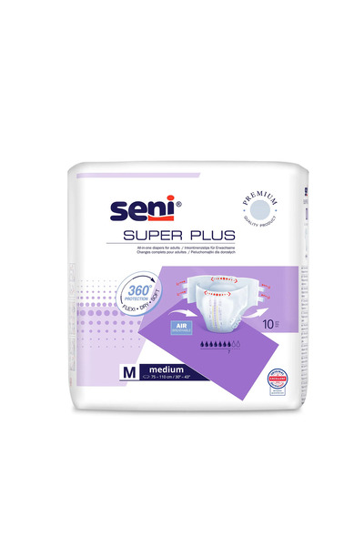 Seni Scutece Super Plus, M, 10 bucăți
