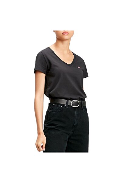 Levis ΤΕΛΕΙΟ ΥΠΕΡΜΕΓΕΘΕΣ ΜΠΛΟΥΖΑΚΙ ΜΕ V-ΛΑΙΜΟΥΡΓΙΑ - ΜΑΥΡΟ L