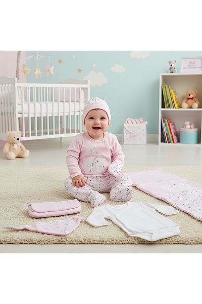 MİLAYS LİFE HOME COLLECTİON مجموعة من 10 دمى دببة عضوية مطرزة للأطفال من عمر ...