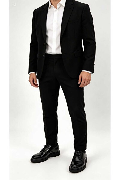 viderri Black Patent Leather Men's Inner and Outer Orthopedic Genuine Leather...