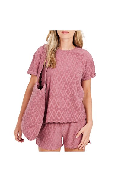 PROTEST PRTTERRY W T-SHIRT DECO ΡΟΖ M
