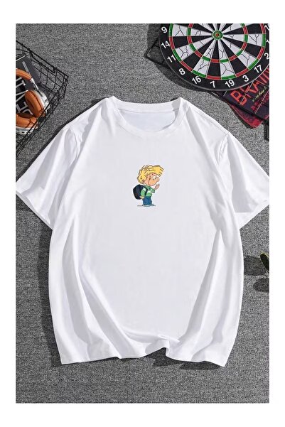 AEMİ Unisex Printed Oversized T-shirt με Κοντό Μανίκι