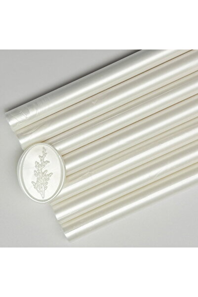 Ceara Sigilii Boutique 7 τεμάχια Λευκό Περλέ Κερί σε Στικ για Σφραγίδες και Π...