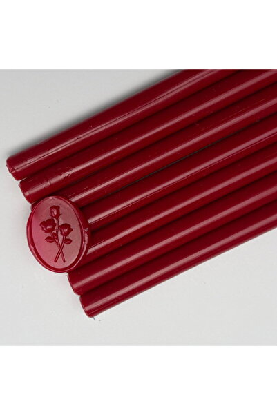 Ceara Sigilii Boutique 7 τεμάχια κερόξυλα μπορντό για προσκλήσεις 11mmx13cm