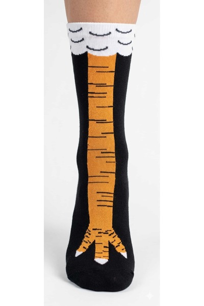 Zumiya Unisex Chicken Feet Patterned Cotton Colorful Socks - Special Design Gift