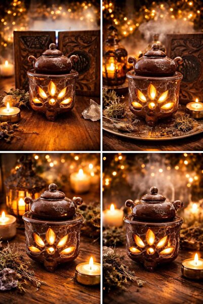 Banum Luxury Seramik Aromaterapi ve Meditasyon için İdeal Dekoratif Buhurdanl...
