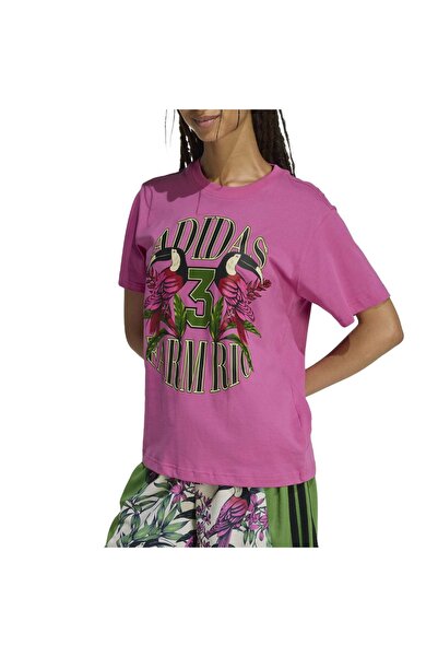 Adidas Sportswear ADIDAS X FARM RIO ΓΡΑΦΙΚΟ ΜΠΛΟΥΖΑΚΙ ΜΕ ΓΡΑΦΗ SELUFU/CRLI M