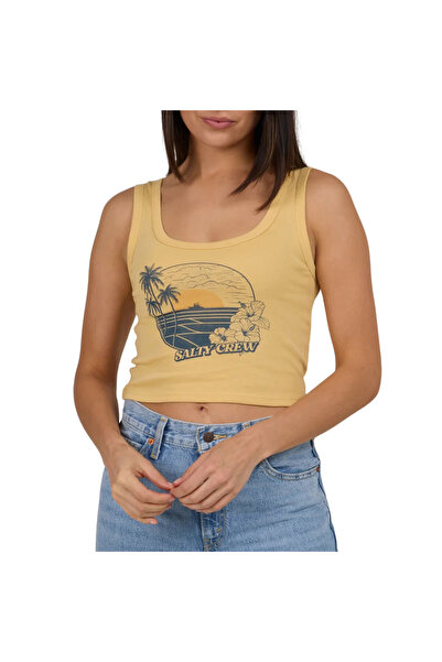 Salty Crew ΣΚΗΝΗ ΠΑΡΑΛΙΑΣ ΜΕ ΛΑΒΗΡΙΑ ΣΕ ΧΡΩΜΑ ΣΕΝΤΟΝΙΑΣ ΧΡΥΣΟΥ ΜΕΓΕΘΟΥΣ Λ