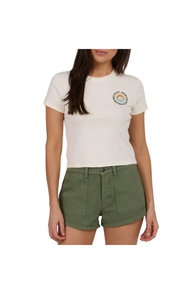 Salty Crew DAYBREAK BABY W TEE ΕΚΡΑΤΟΥΜΕΝΟ ΛΕΥΚΟ S