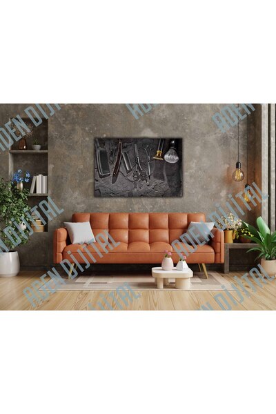 Aden TABLOU DIGITAL DECORATIV PE PÂNZĂ PENTRU COAFURIȘTI ȘI FRISERII