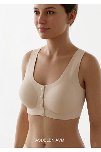 M.F.Ö LİNGERİE Σουτιέν Ghost χωρίς μπανέλες, χωρίς ραφές, με κουμπιά μπροστά ...