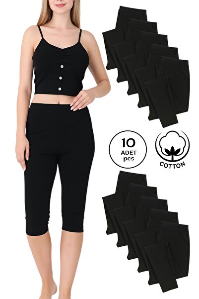 Altınay Women's Underwear Leggings (10 Pieces) 90% Cotton
