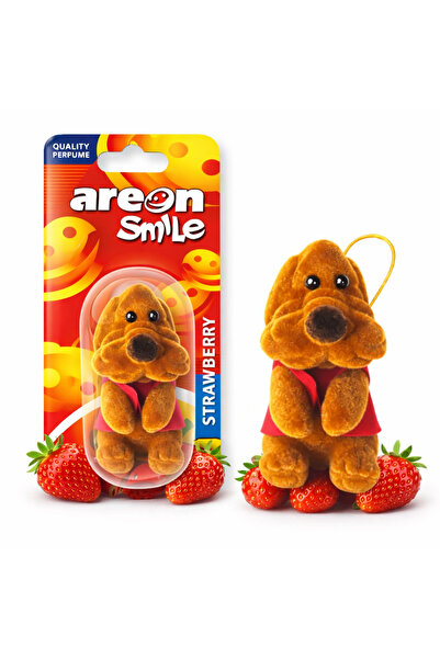 Areon Βελούδινο Αρωματικό Αυτοκινήτου Κουτάβι, Άρωμα Φράουλας, Παιχνιδιάρικο ...