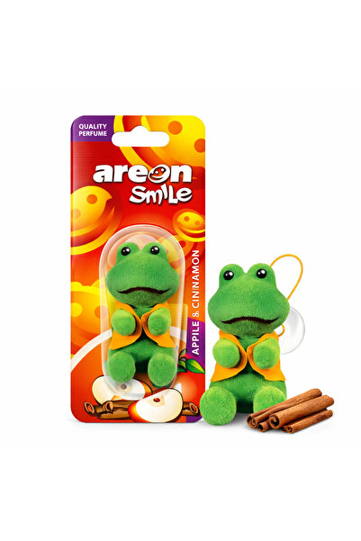 Areon Βελούδινο Αρωματικό Αυτοκινήτου Βάτραχος, Μήλο και Κανέλα, Αρωματικό, Π...