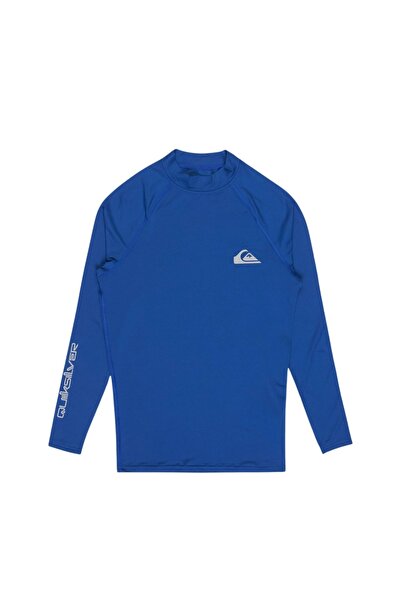 Quiksilver ΚΑΘΗΜΕΡΙΝΟ ΜΑΚΡΥΜΑΝΙΚΟ ΜΠΛΟΥΖΑΚΙ ΣΕΡΦ UPF50 ΜΠΛΕ ΜΟΝΑΚΟ XXL