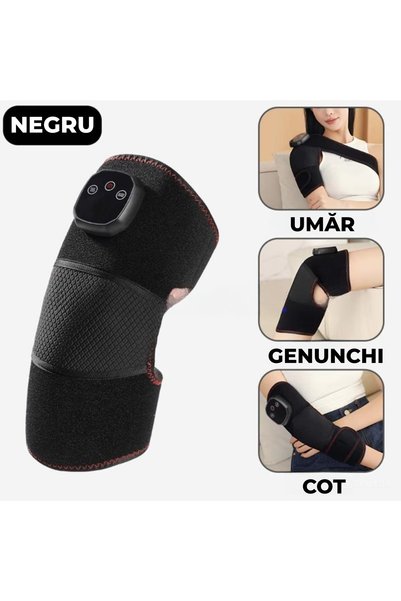 TRUE MARK - Orteză Genunchi Reglabilă, Articulații Laterale, Mărime Universală, Suport Medical