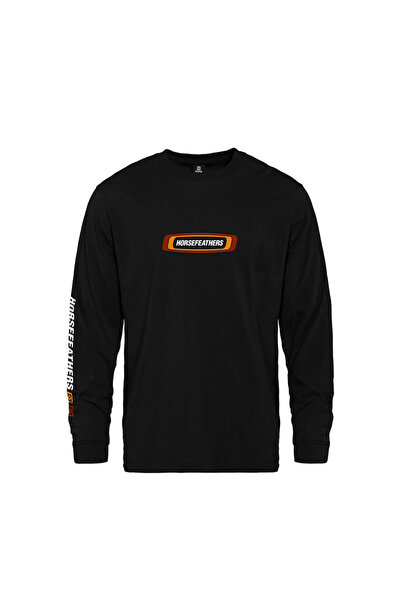 Horsefeathers RACEWAY LS T-SHIRT ΜΑΥΡΟ XXL