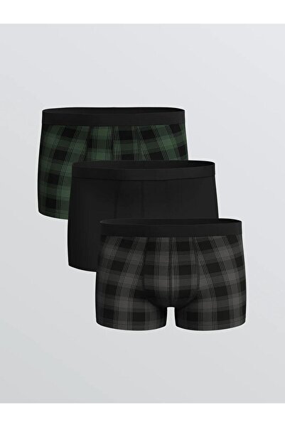 LC Waikiki Standard Fit pamučne fleksibilne muške bokserice, paket od 3 komad...