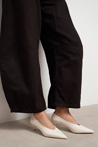 NİŞANTAŞI SHOES Γυναικεία παπούτσια με τακούνι σε ρουστίκ μπεζ απόχρωση Tinky...