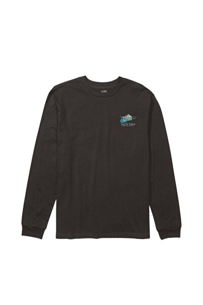 Salty Crew MAHI SURFACE LS TEE ΜΑΥΡΟ L