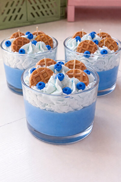 Veluna mum El Yapımı Mersinli Waffle Keyfi 🫐💫
