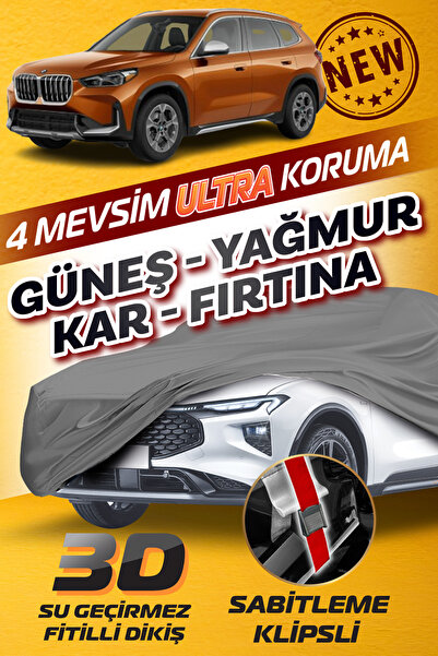 Budge BMW X1 - KLİPSLİ 4 MEVSİM Araba brandası - oto çadır örtü