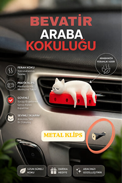 BEVATİR Parfüm Doldurulabilir Dekoratif Araç İçi Aksesuar