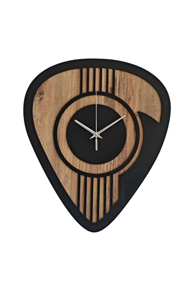 ERGEÇ TASARIM Ρολόι τοίχου από MDF με σχέδιο κιθάρας – Διακοσμητικό μοντέρνο ...