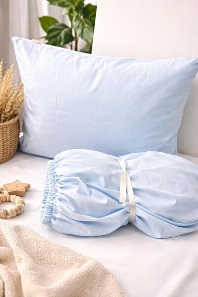 LUMİBABY BUTİK طقم ملاءات أطفال مطاطية مصنوعة من القطن بنسبة 100% (ملاءة 80x1...